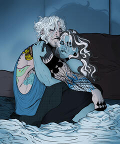 2 Characters Fullbody w/ Background Fully Render