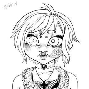 Stylized Icon Lineart Comm