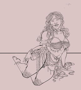 Full Body Lineart Comm